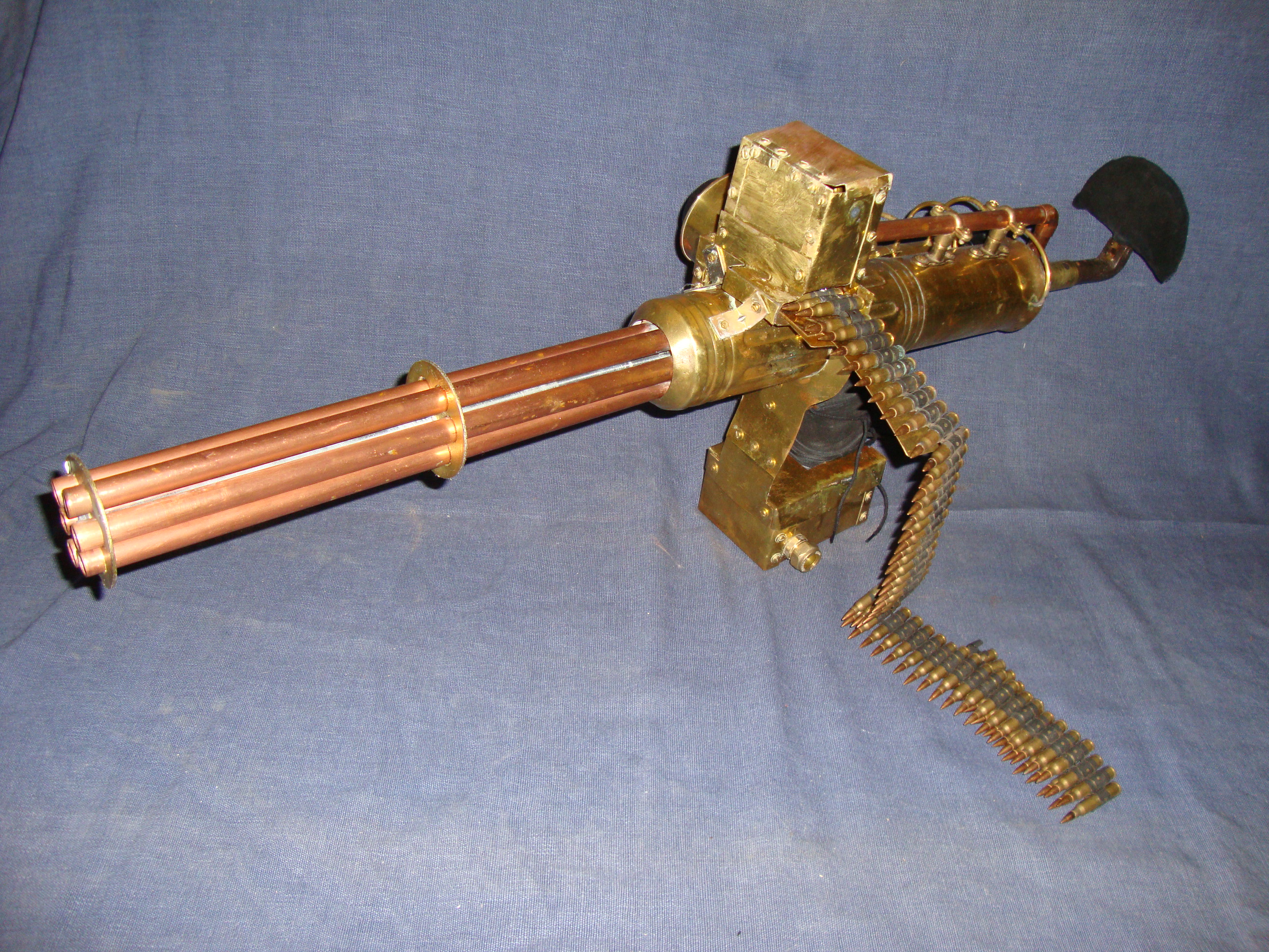 steampunk gatling gun